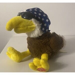 DAN DEE American Eagle Singing Plush I Feel Good 2018 Sunglasses Patriotic